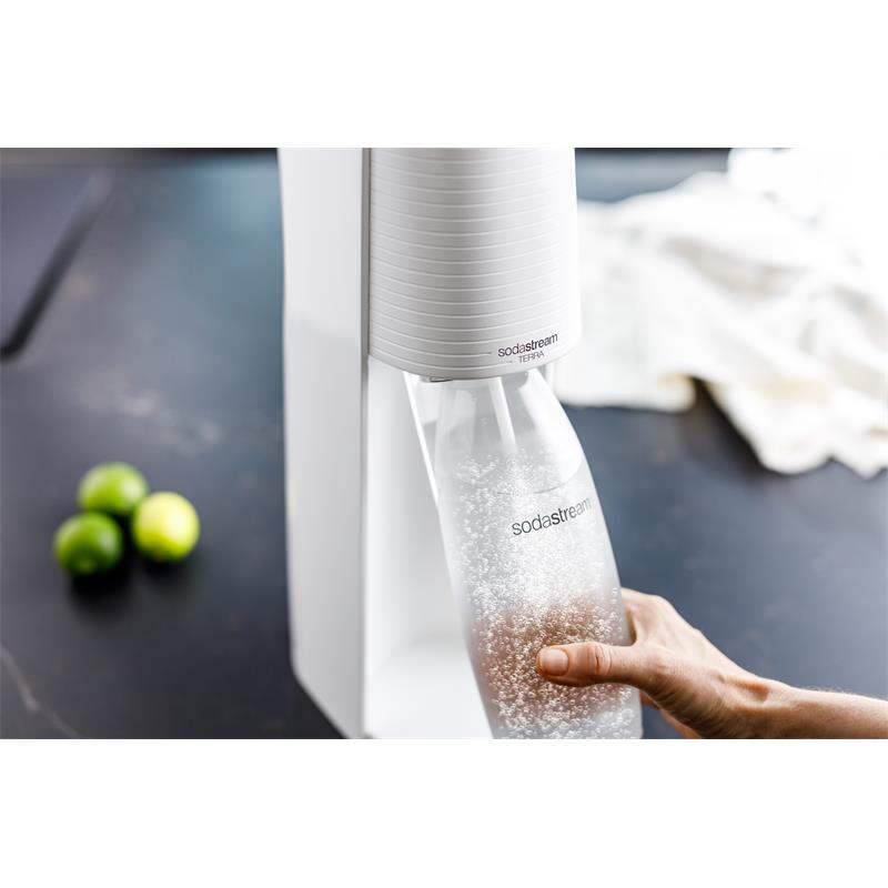 SodaStream Wassersprudler Terra Weiß Value-Pack, spülmaschinenfeste KST- Flaschen | eBay