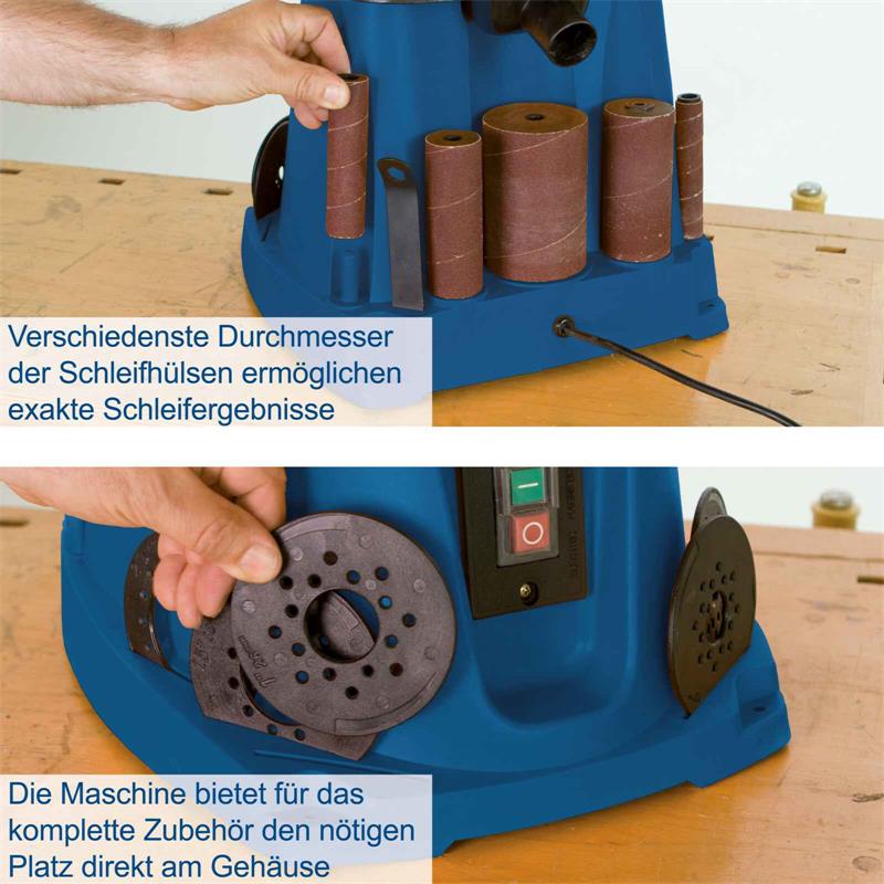W Scheppach eBay Spindelschleifmaschine OSM100 | Schleifmaschine Spindelschleifer 450