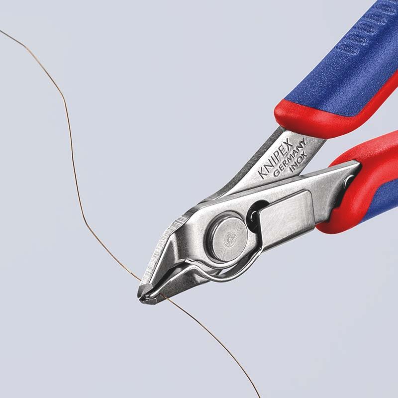 KNIPEX Electronic Super Knips mitohne ESD, Mehrkomponenten-Hüllen, 125 mm