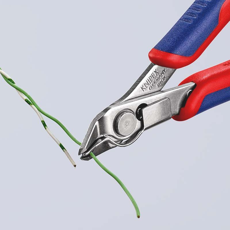 KNIPEX Electronic Super Knips mitohne ESD, Mehrkomponenten-Hüllen, 125 mm