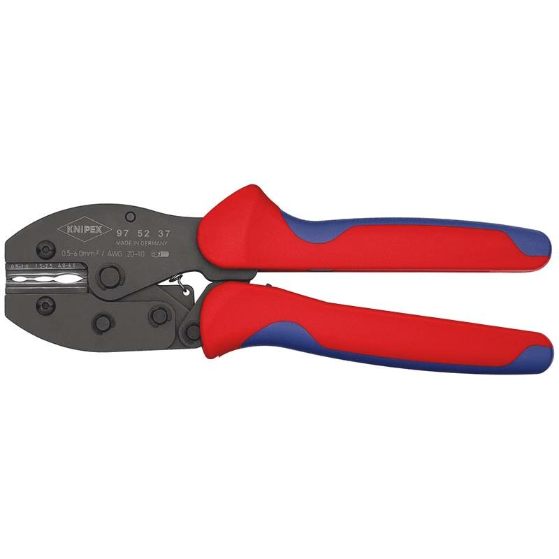 KNIPEX Crimpzange PreciForce 220 mm für Aderendhülsen, Rohrkabelschuhe