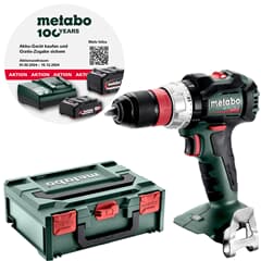 Metabo Akku Bohrschrauber BS 18 LT BL Q 18V im MetaBOX, ohne Akkus/Ladegerät