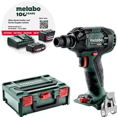 Metabo Akku-Schlagschrauber SSW 18 LTX 300 BL 18V + MetaBOX ohne Akku/Ladegerät