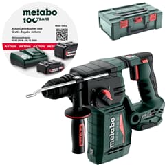 Metabo Akku Kombihammer KH 18 LTX BL 24 18 V SDS-plus Solo in metaBOX 165 L