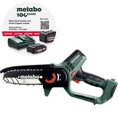 Metabo Akku Gehölzsäge Gehölzschneider MS 18 V LTX 15 mm Sologerät im Karton