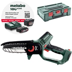 Metabo Akku Gehölzsäge Gehölzschneider MS 18 V LTX 15 Sologerät in metaBOX 145L