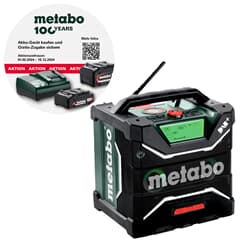 Metabo Akku Baustellenradio RC 12-18 32W BT DAB+ 12-18V ohne Akku/Ladegerät