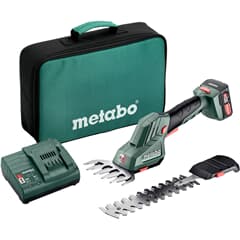 Metabo Akku Grasschere Strauchschere PowerMaxx SGS 12V Q + 2,0 Ah Akku Ladegerät