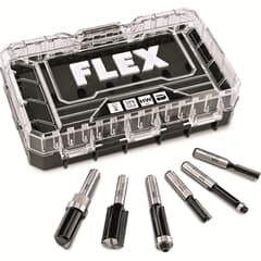 Flex Nutfräser und Bündigfräser Set Fräserset 6tlg. CER Bit Set 2 532.012