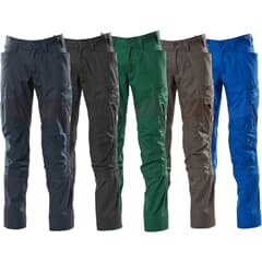 MASCOT Arbeitshose Stretch Zones 18579 leichte Bundhose mit Cordura Knietaschen