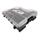 Sortimo JCB Sortimentskoffer Kleinteilekoffer W-BOXX102 mit Transparentem Deckel