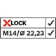 Bosch X-LOCK Trennscheiben Expert for Inox and Metal 125x1,0x22,23mm , 25 Stück
