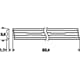 Bosch Hobelmesser HM 82 x 5,5 mm, 40°, 1er-Pack für GHO 16-82 26-82 40-82 C