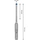 Bosch Expert Gesteinsbohrer / Betonbohrer SDS plus-7X, 5 x 50 x 115 mm