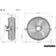 Metabo 18V Akku Ventilator AV 18 Rotor-Ø 355mm Solo Version ohne Akku/Ladegerät