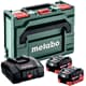 Metabo 18V Basic Set 2 x LiHD 8.0 Ah & Ladegerät ASC 290 & metaBOX 145 11,2L