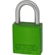 ABUS Vorhangschloss Aluminium 72LL/40 grün vs. Lock-Tag 1 Schlüssel