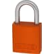 ABUS Vorhangschloss Aluminium 72LL/40 orange vs. Lock-Tag 1 Schlüssel