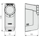 ABUS Bluetooth® Türschlossantrieb HomeTec Pro CFA3100W mit 4 Batterien IP20 weiß