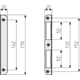ABUS Winkelschließblech WSB170 170x20mm links/rechts Türen Wohnungs- Zimmertüren