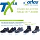 Atlas TX 47 Sicherheitshalbschuh schwarz W10 S2 EN ISO 20345 TX 2.0 Serie 2016