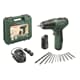 Bosch Akku Bohrschrauber EasyDrill 1200 2 Akku, 12tlg Zubehör-Set, 12V im Koffer