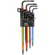Bahco Winkelschlüsselsatz Multicolour TORX® mit Farbcodierung 9 teilig