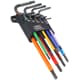 Bahco Winkelschlüsselsatz Multicolour TORX® mit Farbcodierung 9 teilig