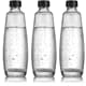 SodaStream DUO-Glasflasche 3x 1L spühlmaschinen geeignete Glaskaraffe für den DUO
