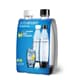 SodaStream PET-Flasche 1 L FUSE, schwarz / weiss, 2 Stück