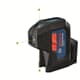 Bosch Grüner-3-Punkt-Laser Punktlaser GPL 3 G Professional inkl. Tasche + Batterien