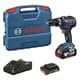 Bosch Akku-Schlagbohrschrauber GSB 18 V-55 Professional inkl 2 Akkus (je 1 x 2,0/4,0 Ah)