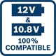 Bosch Akkublechschere GSC 12 V-13 inkl. 2 Akkus 2,0 Ah, Ladegerät und L-Boxx
