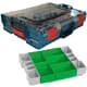 Sortimo Systemkoffer L-Boxx 102 Ozeanblau, transparenter Deckel + Insetboxen D3