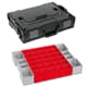 Sortimo Sortiments Kleinteile Koffer L-Boxx 102 schwarz mit Insetboxenset A3 + Deckelpolster