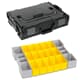 Sortimo Sortiments Kleinteile Koffer L-Boxx 102 schwarz mit Insetboxenset B3 + Deckelpolster