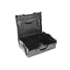 Sortimo Sortiments Kleinteile Koffer L-Boxx 136 schwarz mit 4 Fach Kleinteileinlage + Polster