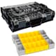 Sortimo Systemkoffer L-Boxx 102 schwarz mit transparentem Deckel + Insetboxen B3