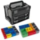 Sortimo Systemkoffer LS-Boxx 306 schwarz mit 2 x i-Boxx 72 , Insetboxenset C3 + H3