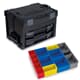 Sortimo Systemkoffer LS-Boxx 306 schwarz mit i-Boxx 72 + LS-Tray + Insetboxenset C3