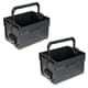 Sortimo Werkzeugkoffer Systemkoffer LT-Boxx 272 2er Set schwarz passend zu Bosch