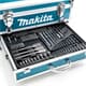 Makita Alu-Werkzeugkoffer mit Schublade & Zubehör 70-tlg. Transportkoffer robust