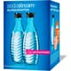 SodaStream Glaskaraffe Duopack - 2x 0,6 L Wassersprudler Glasflasche - edel