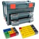Sortimo Systemkoffer LS-Boxx 306 Ozeanblau + 2x i-Boxx 72, Insetboxenset B3 + H3