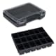 Sortimo Sortiments Kleinteile Koffer i-Boxx 72 schwarz mit 18 Fach Kleinteileinlage