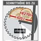 Scheppach Wippkreissäge KW-ZE7 700mm Sägeblatt, 400V / Gelenkwellenantieb