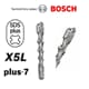 Bosch SDS - Hammerbohrer plus-7 früher X5L 6,0X100/165mm 5er VE