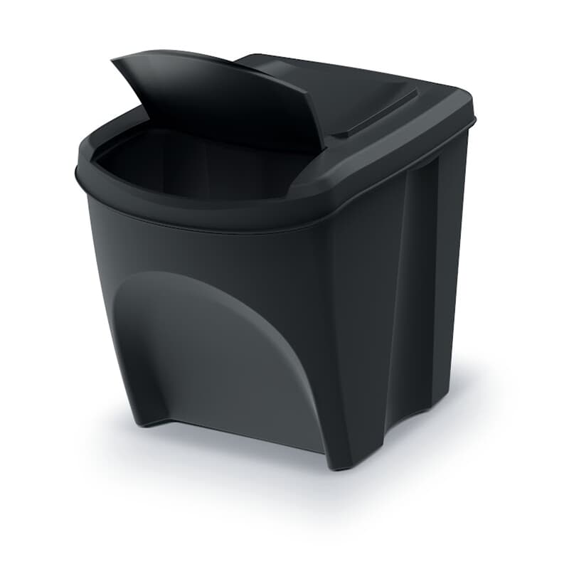 Mülleimer Abfalleimer Küche Mülltrenner 3x25L Set Papierkorb Sortibox mit  Deckel Lefeld Werkzeug