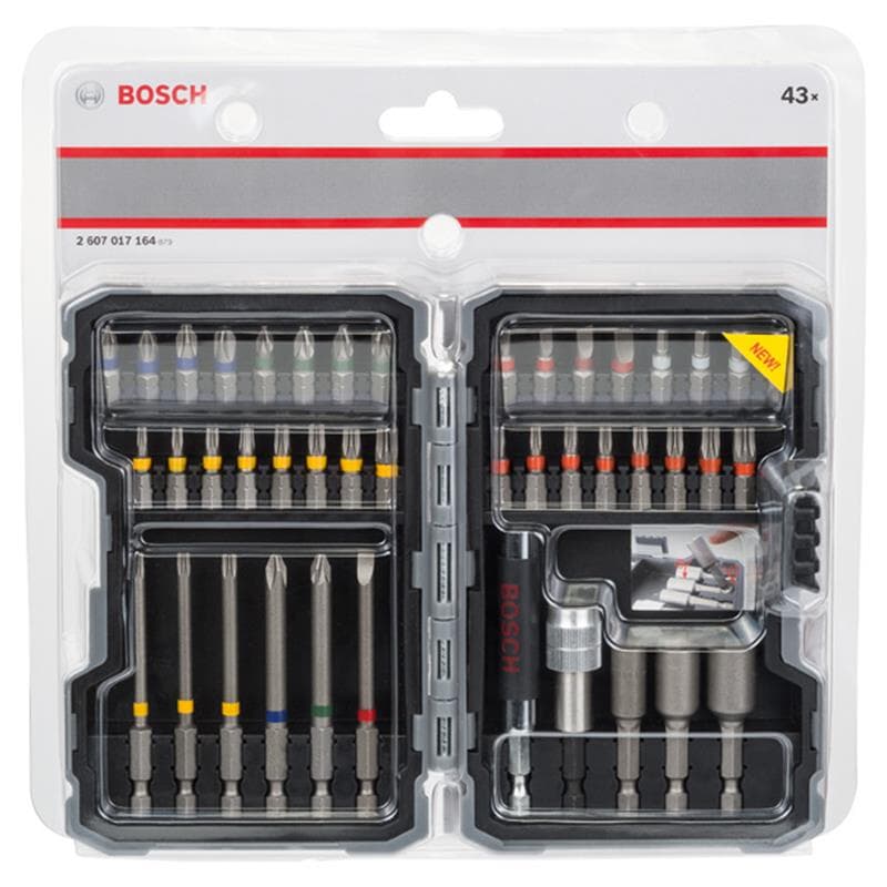 Bosch Professional Schrauberbit-Set Extra-Hart 11-tlg PH/PZ/T 25 mm Bithalter 