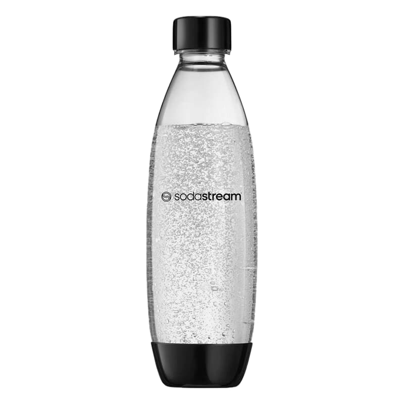 SodaStream Gaia Wassersprudler schwarz Vorteilspack mit 3x PET-Flaschen+ Zylinder